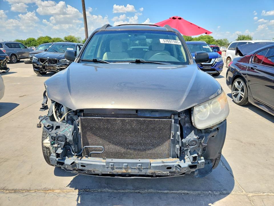 2012 Hyundai Santa fe VIN 5XYZGDAB2CG124960 COPART salvage auction — FRONT END, Tx - Salvage Vehicle Title, sold $1,600 on 2026-07-20 (photo 5)