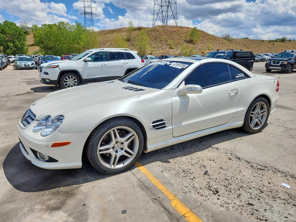 2007 Mercedes-benz Sl-klasse VIN WDBSK71F67F134967 COPART salvage auction — HAIL, Co - Cert Of Title-Rebuilt Salvage, sold $6,300 on 2026-08-12 (photo 1)