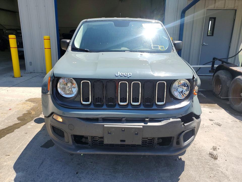 2017 Jeep Renegade VIN ZACCJBAH9HPF39278 COPART salvage auction — FRONT END, Ny - Mv-907A Salvage Certificate, sold $1,100 on 2026-08-17 (photo 5)