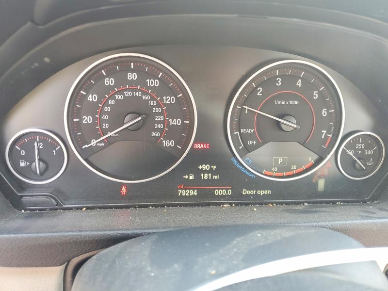 2017 BMW 3 series VIN WBA8K3C52HK678557 COPART salvage auction — SIDE, Ca - Salvage Certificate, sold $325 on 2026-07-30 (photo 9)