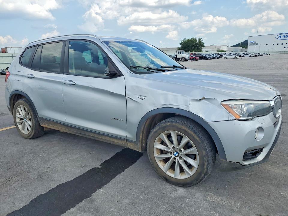 2017 BMW X3 VIN 5UXWZ7C33H0V91966 COPART salvage auction — FRONT END, Mt - Certificate Of Title, sold $175 on 2026-07-20 (photo 4)