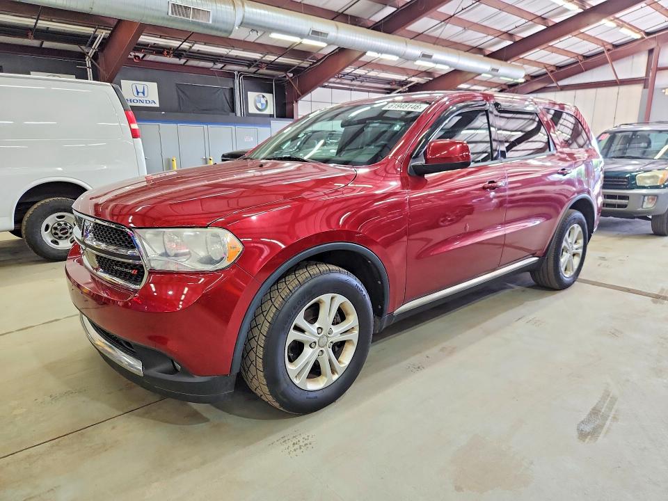 2013 Dodge Durango VIN 1C4RDJAG7DC575181 COPART salvage auction — MINOR DENT/SCRATCHES, Wv - Certificate Of Title (P), sold $2,050 on 2026-08-14 (photo 1)