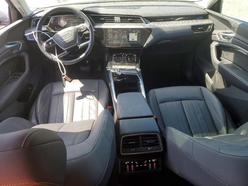 2022 Audi E-tron VIN WA1AAAGEXNB031240 COPART salvage auction — FRONT END, CA, sold $9,500 on 2026-10-07 (photo 8)