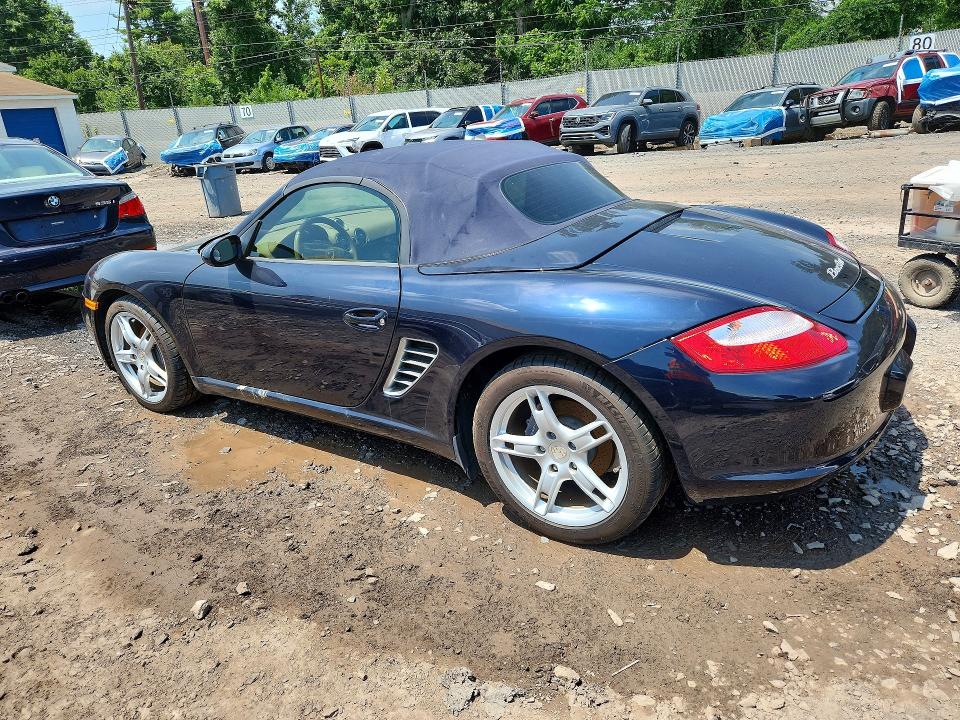2005 Porsche Boxster VIN WP0CA29805U711969 COPART salvage auction — SIDE, PA - CERT OF SALV-R=RECONSTRUCTED, sold $5,200 on 2026-07-15 (photo 2)
