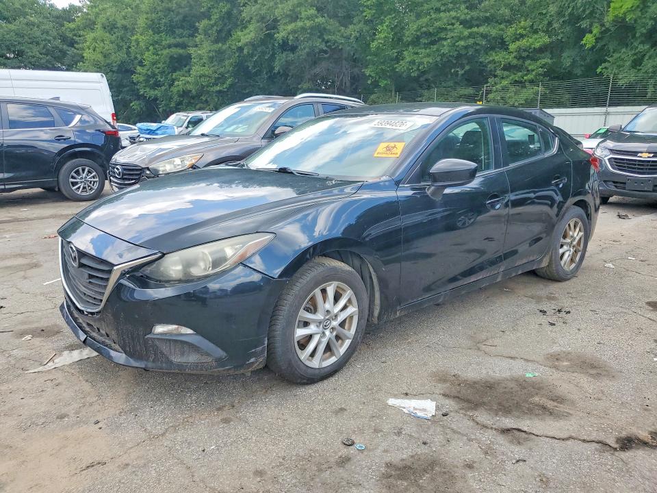 2016 Mazda 3 VIN JM1BM1U74G1317987 COPART salvage auction — FRONT END, SD - CERTIFICATE OF TITLE, sold $1,000 on 2026-07-17 (photo 1)