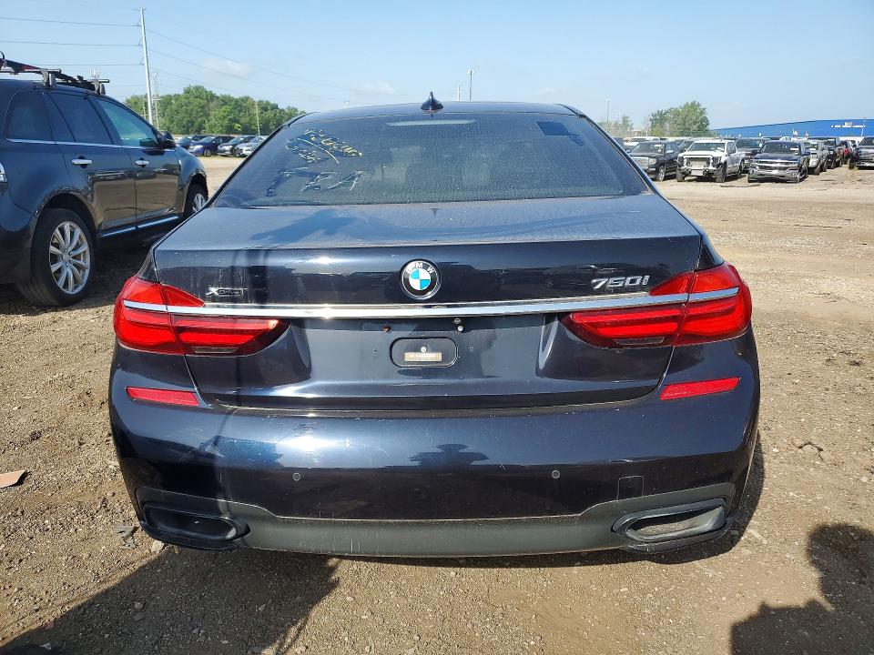 2016 BMW 7er VIN WBA7F2C55GG420836 COPART salvage auction — FRONT END, Va - Dealer Only Clean Title (P), sold $7,200 on 2026-07-27 (photo 6)