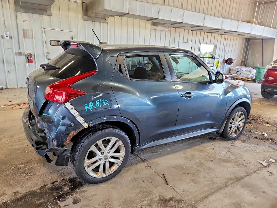 2013 Nissan Juke VIN JN8AF5MV0DT208572 COPART salvage auction — REAR END, Salvage Title, sold $250 on 2026-07-27 (photo 3)