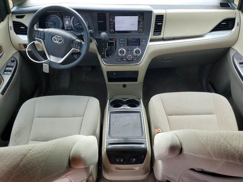 2019 Toyota Sienna VIN 5TDKZ3DC6KS981830 COPART salvage auction — REAR END, Tx - Salvage Vehicle Title, sold $4,600 on 2026-07-28 (photo 8)