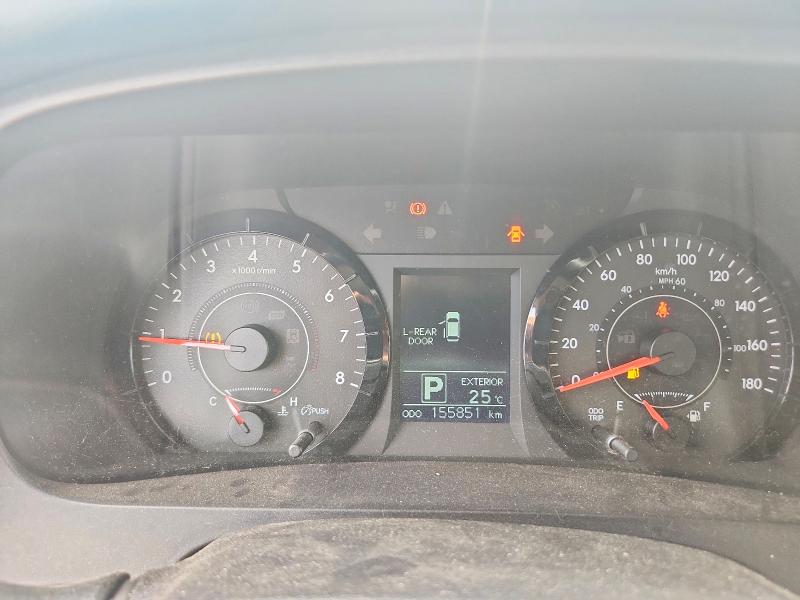 2015 Toyota Sienna VIN 5TDZK3DC5FS574543 COPART salvage auction — HAIL, Ab - Bos - Nonrepairable, sold $2,750 on 2026-07-28 (photo 9)