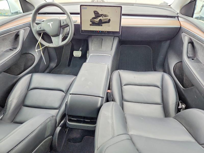 2025 Tesla Model y VIN 7SAYGDEF4SF216539 COPART salvage auction — FRONT END, Salvage Title, sold $15,200 on 2026-07-13 (photo 8)