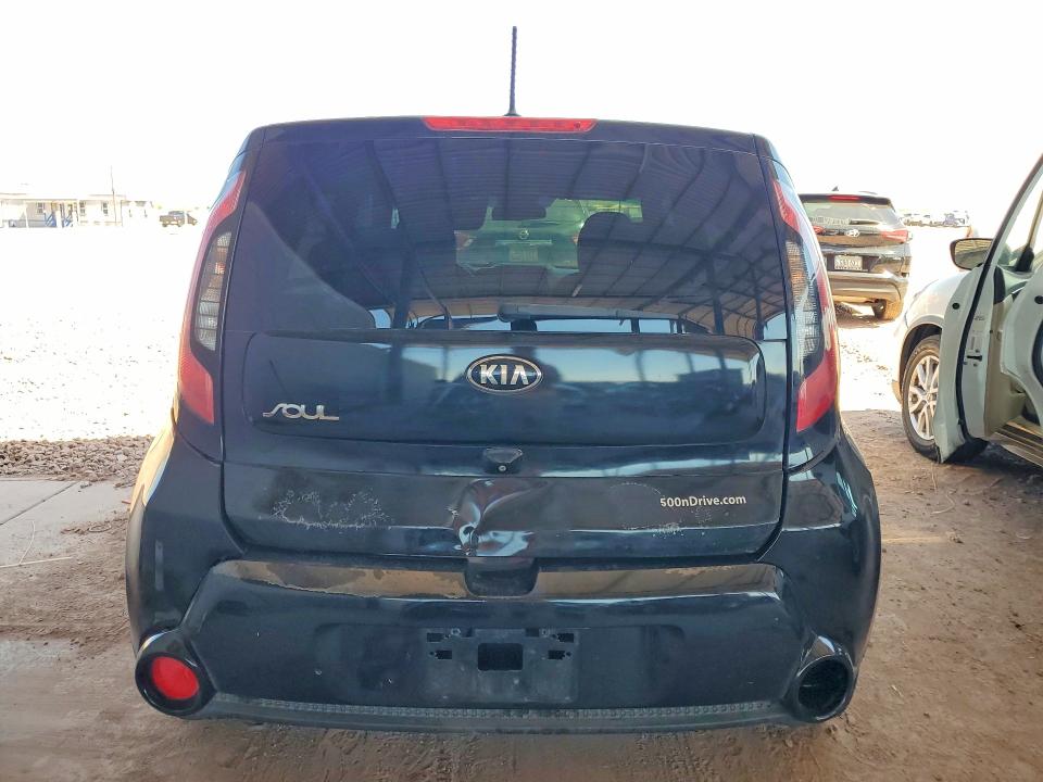 2015 Kia Soul VIN KNDJP3A52F7187964 COPART salvage auction — REAR END, Az - Certificate Of Title, sold $2,950 on 2026-07-16 (photo 6)