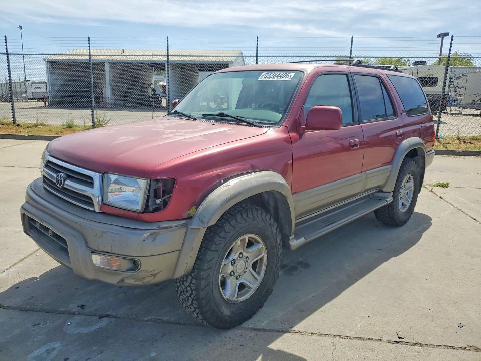 1999 Toyota 4runner VIN JT3HN87R0X0208515 COPART salvage auction — FRONT END, Ca - Salvage Certificate, sold $2,300 on 2026-07-13 (photo 1)