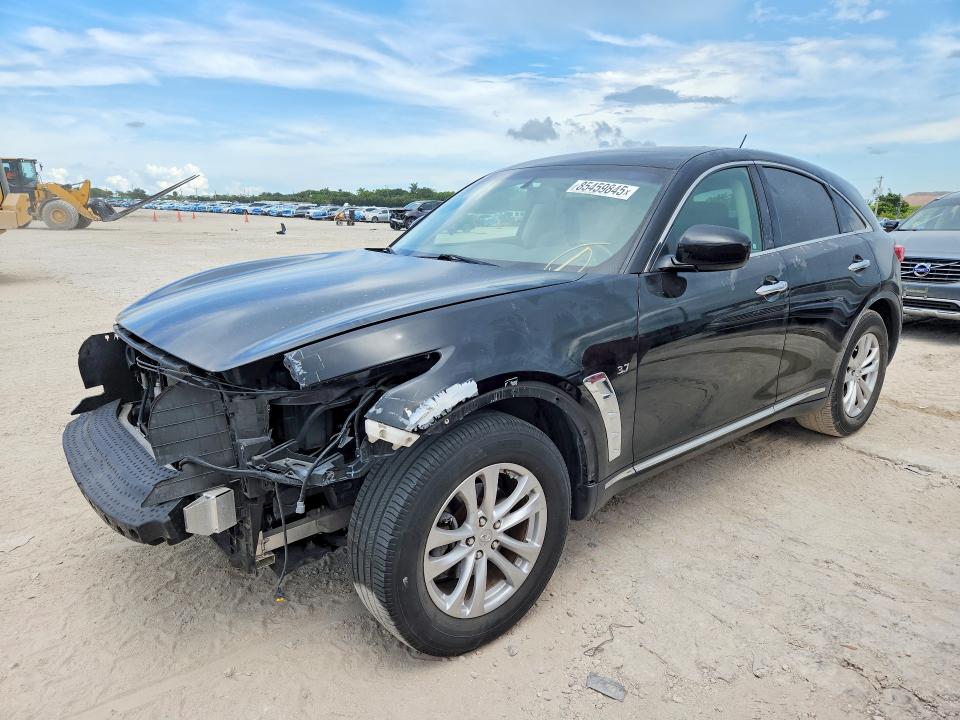 2017 Infiniti VIN JN8CS1MU7HM142283 COPART salvage auction — FRONT END, Fl - Cert Of Title Slvg Rebuildable, sold $2,300 on 2026-07-09 (photo 1)