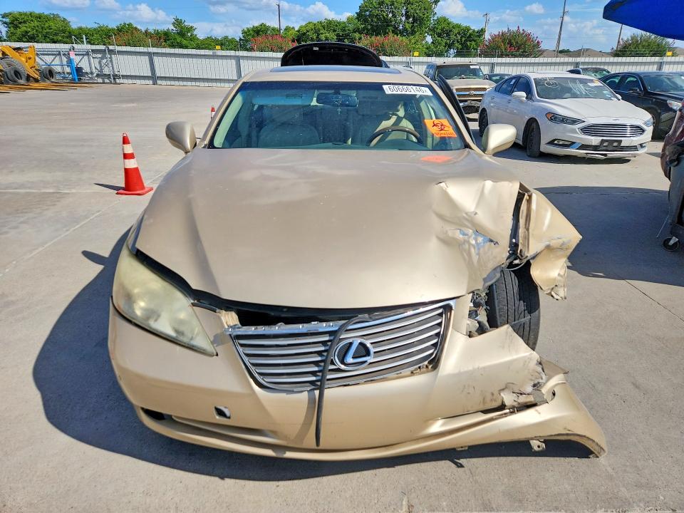 2007 Lexus ES VIN JTHBJ46G572129155 COPART salvage auction — FRONT END, MT - CERT OF TITLE-REBUILT SALVAGE, sold $175 on 2026-07-23 (photo 5)