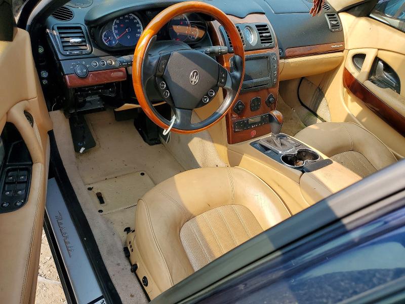 2007 Maserati Quattroporte VIN ZAMFE39A670029369 COPART salvage auction — MINOR DENT/SCRATCHES, Nj - Certificate Of Title (P), sold $875 on 2026-07-30 (photo 8)