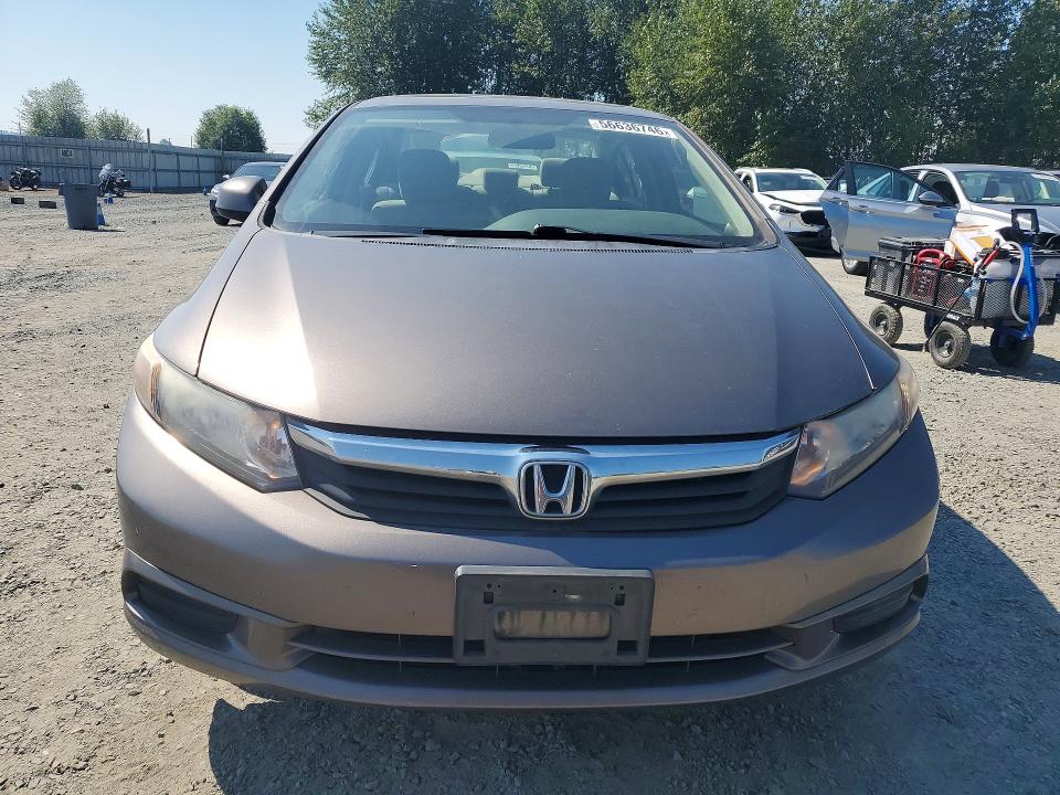 2012 Honda Civic VIN JHMFB2F87CS006494 COPART salvage auction — SIDE, Wa - Bill Of Sale, sold $60 on 2026-07-27 (photo 5)