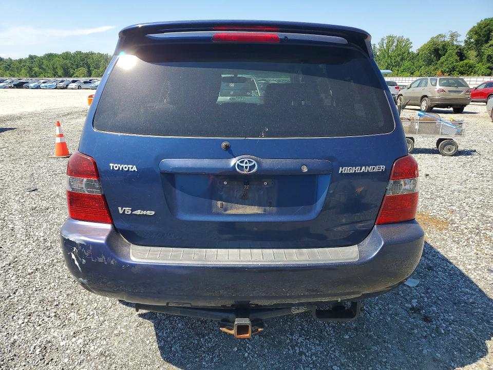 2007 Toyota Highlander VIN JTEEP21A570216338 COPART salvage auction — FRONT END, Nc - Certificate Of Title, sold $924 on 2026-07-14 (photo 6)