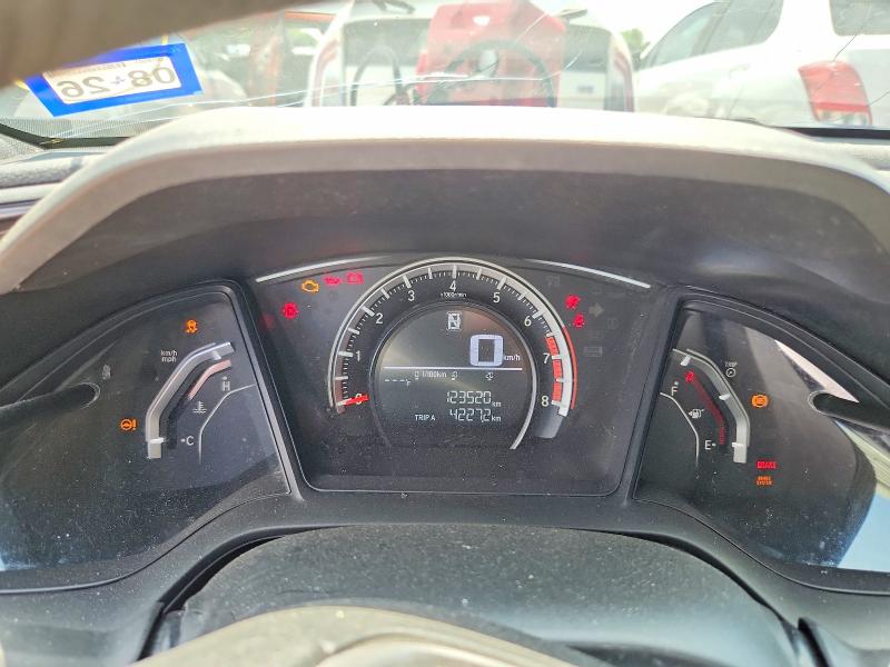 2017 Honda Civic VIN SHHFK7H24HU422450 COPART salvage auction — FRONT END, TX - CERTIFICATE OF TITLE, sold $600 on 2026-07-14 (photo 9)