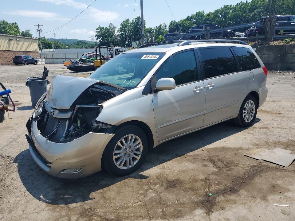 2010 Toyota Sienna VIN 5TDYK4CC0AS334375 COPART salvage auction — FRONT END, NY - MV-907A SALVAGE CERTIFICATE, sold $900 on 2026-07-16 (photo 1)