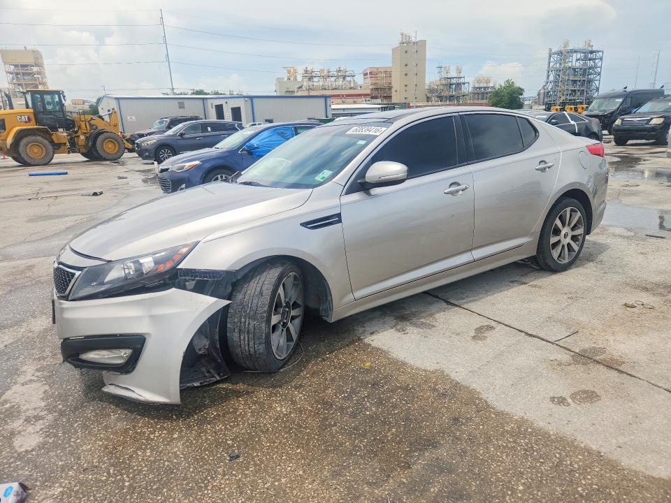2013 Kia Optima VIN 5XXGR4A67DG224949 COPART salvage auction — FRONT END, La - Cert Of Title-Salvage, sold $70 on 2026-07-29 (photo 1)
