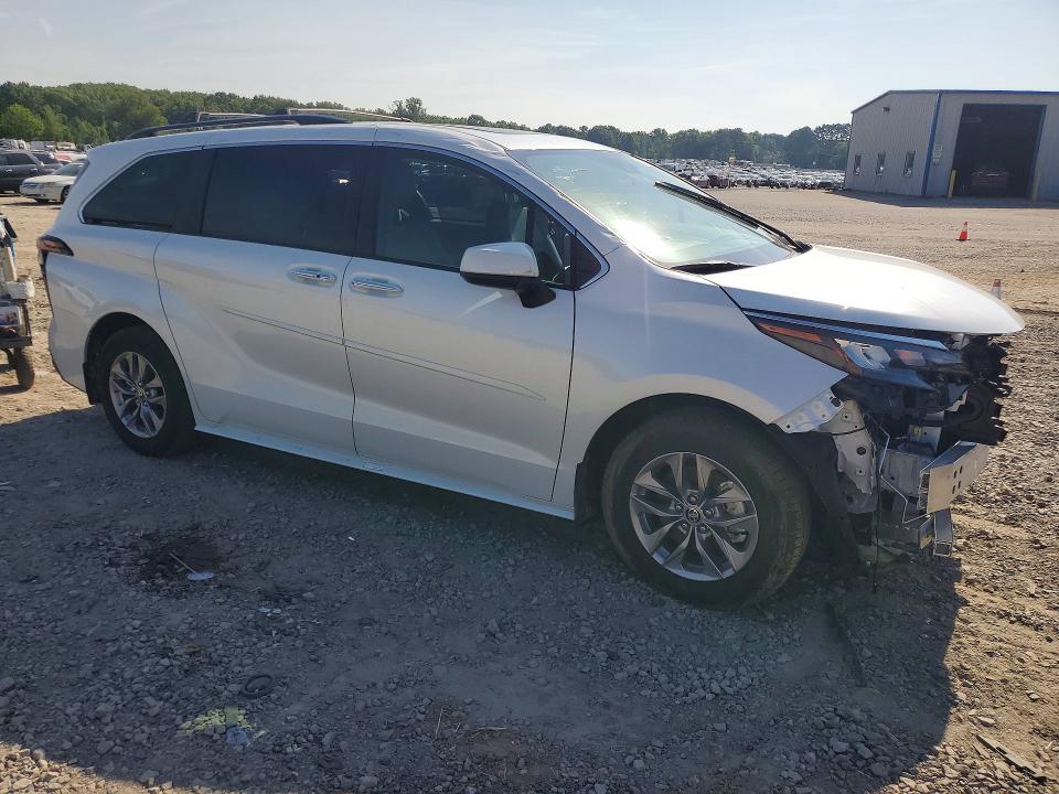 2025 Toyota Sienna VIN 5TDYRKEC4SS286409 COPART salvage auction — FRONT END, Ar - Cert Of Title-Salvage, sold $7,200 on 2026-07-27 (photo 4)
