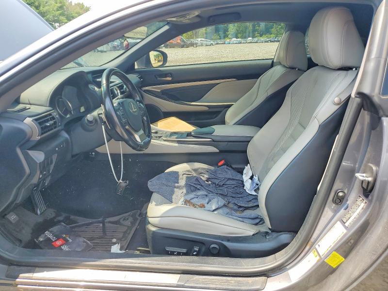 2016 Lexus Rc VIN JTHSM5BC1G5001848 COPART salvage auction — WATER/FLOOD, Fs - Salvage Title, sold $3,450 on 2026-09-09 (photo 7)