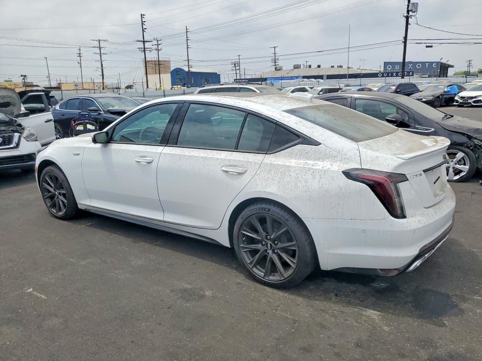 2025 Cadillac Ct5 VIN 1G6DR5RW9S0116640 COPART salvage auction — VANDALISM, Ca - Salvage Certificate, sold $3,750 on 2026-07-27 (photo 2)