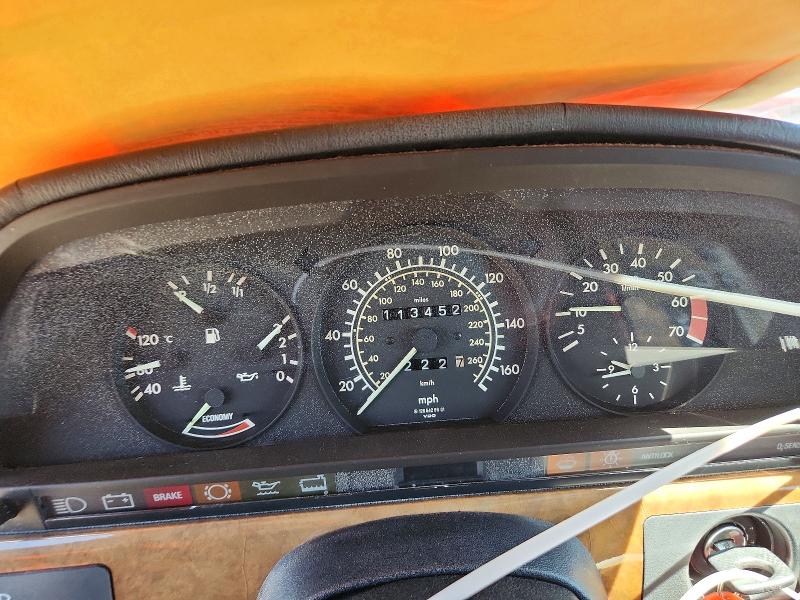 1986 Mercedes-benz 560 VIN WDBCA45D3GA248193 COPART salvage auction — MINOR DENT/SCRATCHES, CA - DIS/DLR/EXP ONLY CLEAN TITLE (P), sold $14,400 on 2026-07-17 (photo 9)