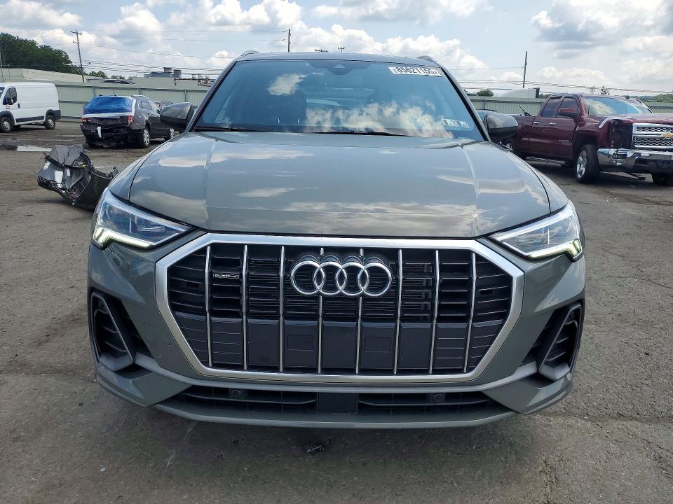 2025 Audi Q3 VIN WA1DECF39S1033544 COPART salvage auction — REAR END, Pa - Certificate Of Salvage, sold $9,400 on 2026-07-28 (photo 5)