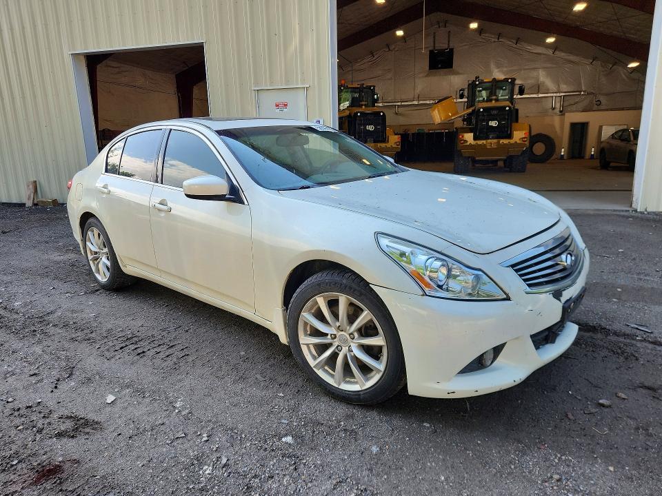 2011 Infiniti G37 VIN JN1CV6AR6BM350813 COPART salvage auction — FRONT END, Vt - Certificate Of Title, sold $750 on 2026-07-13 (photo 4)