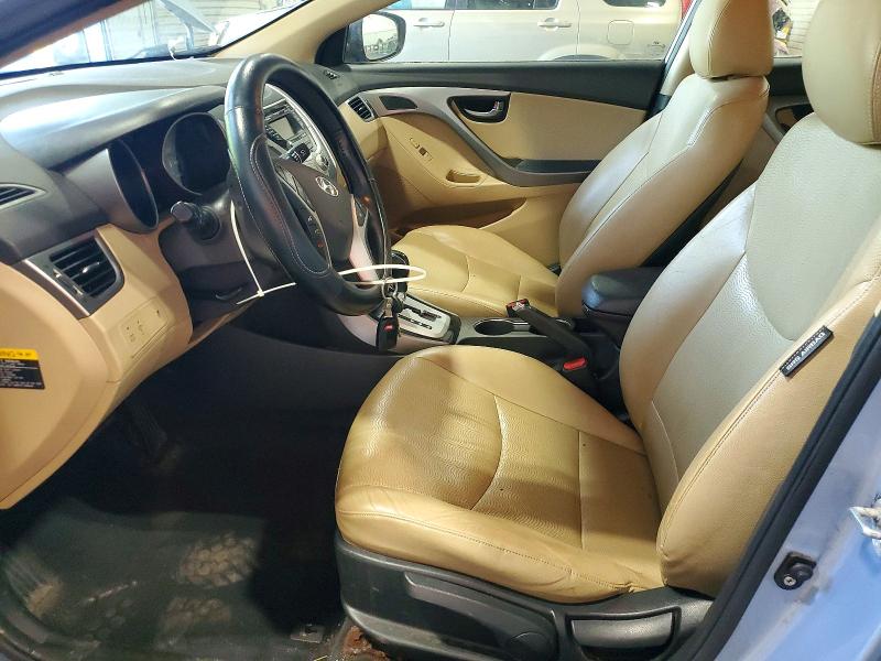 2012 Hyundai Elantra VIN KMHDH4AE8CU473360 COPART salvage auction — MECHANICAL, Ny - Certificate Of Title, sold $500 on 2026-07-13 (photo 7)