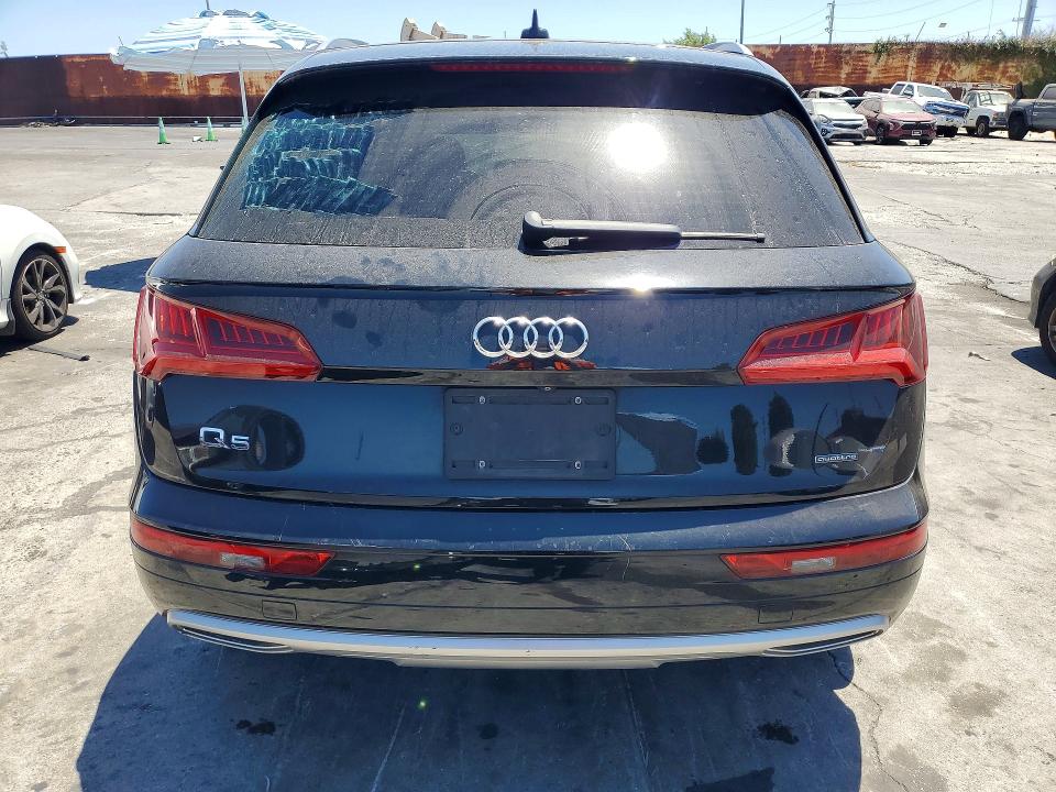 2019 Audi Q5 VIN WA1ANAFY2K2023564 COPART salvage auction — FRONT END, Ca - Salvage Certificate, sold $5,900 on 2026-07-31 (photo 6)