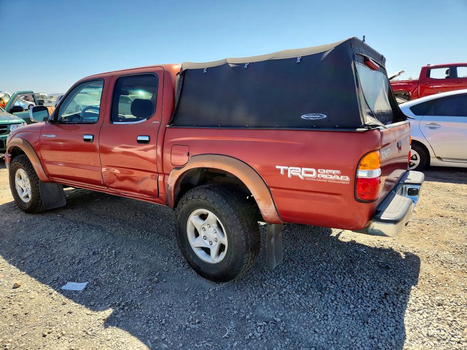 2001 Toyota Tacoma VIN 5TEGN92NX1Z858980 COPART salvage auction — SIDE, CA - SALVAGE CERTIFICATE, sold $125 on 2026-07-24 (photo 2)