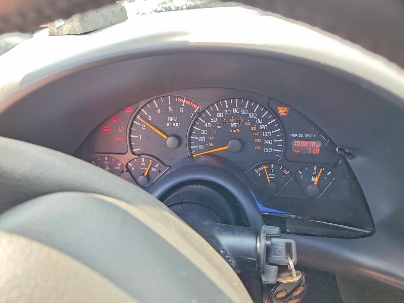 1999 Pontiac Firebird VIN 2G2FV22G8X2236135 COPART salvage auction — FRONT END, Il - Junking Cert Of A Vehicle, sold $1,700 on 2026-07-30 (photo 9)
