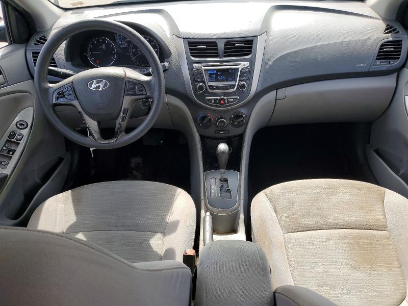 2017 Hyundai Accent VIN KMHCT4AE0HU354929 COPART salvage auction — REAR END, FL - CERTIFICATE OF TITLE, sold $1,150 on 2026-07-27 (photo 8)
