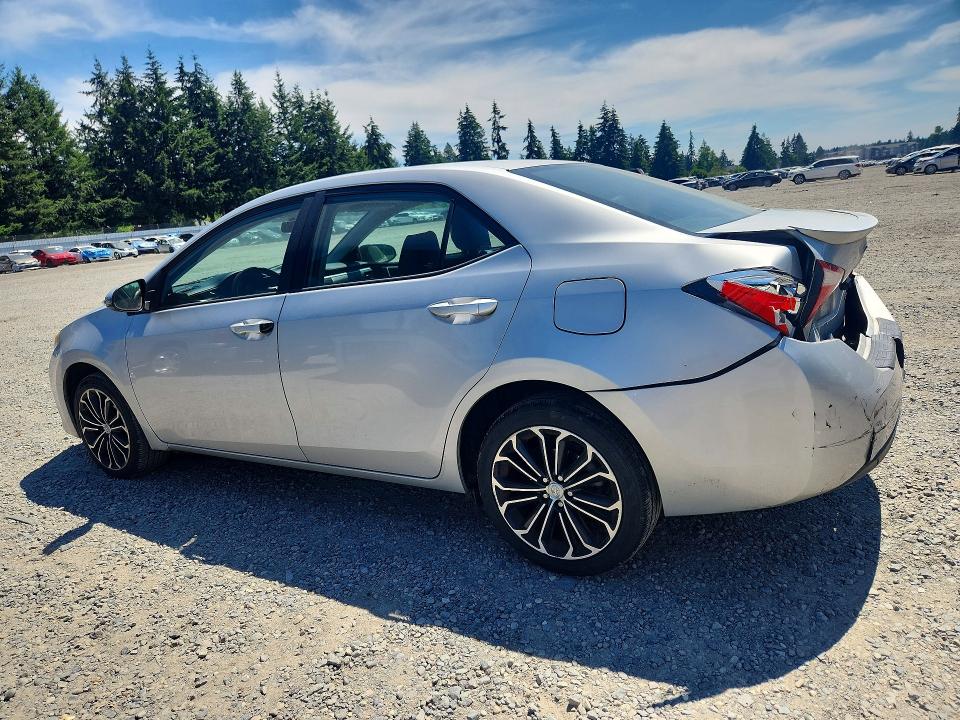 2014 Toyota Corolla VIN 5YFBURHE7EP140643 COPART salvage auction — REAR END, Wa - Bill Of Sale, sold $2,250 on 2026-07-17 (photo 2)