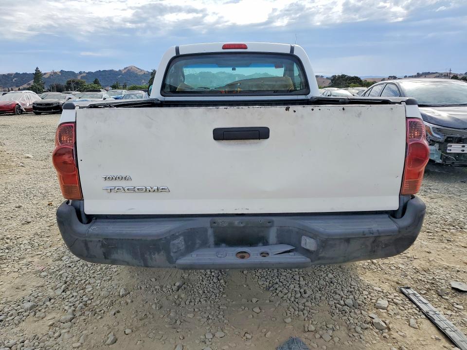 2007 Toyota Tacoma VIN 5TENX22N37Z394805 COPART salvage auction — VANDALISM, CA - SALVAGE CERTIFICATE, sold $225 on 2026-07-28 (photo 6)