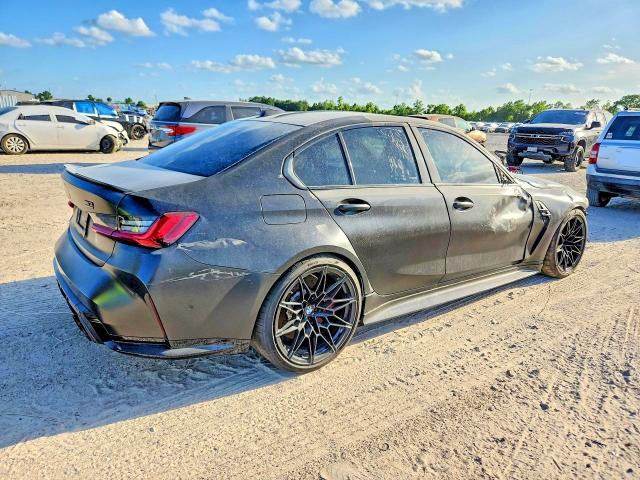 2024 BMW M3 VIN WBS43AY04RFR67054 COPART salvage auction — SIDE, Tx - Salvage Vehicle Title, sold $30,000 on 2026-07-07 (photo 3)
