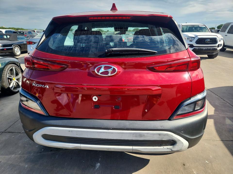 2023 Hyundai Kona VIN KM8K22AB8PU036855 COPART salvage auction — FRONT END, TX - CERTIFICATE OF TITLE (P), sold $6,600 on 2026-07-28 (photo 6)