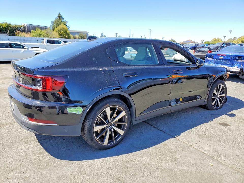 2021 Polestar 2 VIN LPSED3KAXML015698 COPART salvage auction — FRONT END, Ca - Salvage Certificate, sold $7,400 on 2026-08-14 (photo 3)