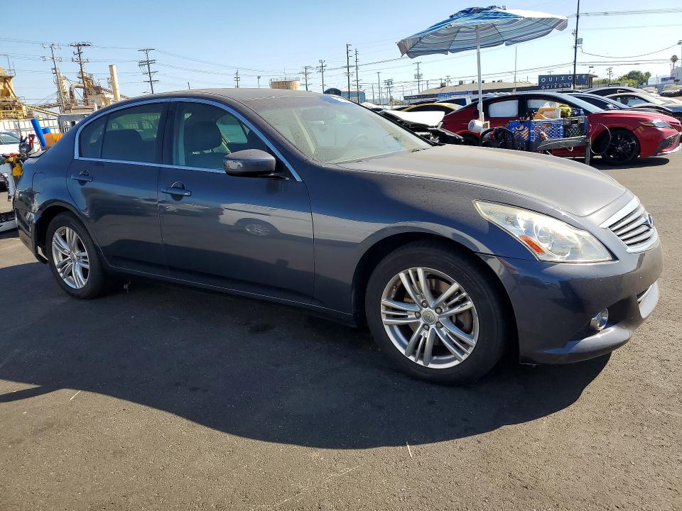 2012 Infiniti G VIN JN1CV6AR5CM975009 COPART salvage auction — REAR END, Ca - Salvage Certificate, sold $1,400 on 2026-07-27 (photo 4)