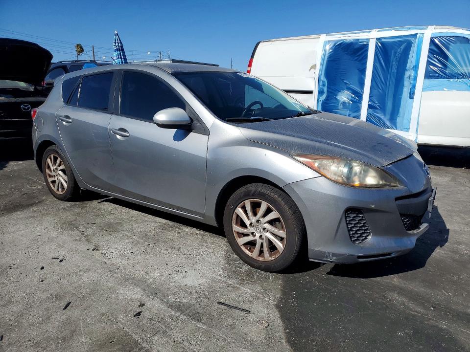 2012 Mazda 3 VIN JM1BL1L83C1653847 COPART salvage auction — FRONT END, CA - SALVAGE CERTIFICATE, sold $250 on 2026-07-22 (photo 4)