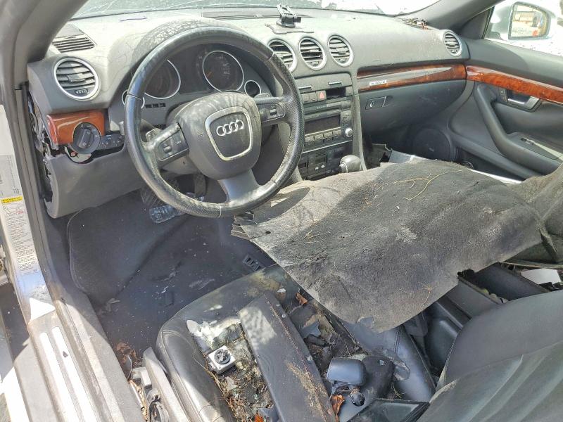2007 Audi A4 VIN WAUDH48H57K026200 COPART salvage auction — FRONT END, SC - CERTIFICATE OF TITLE, sold $350 on 2026-07-27 (photo 8)