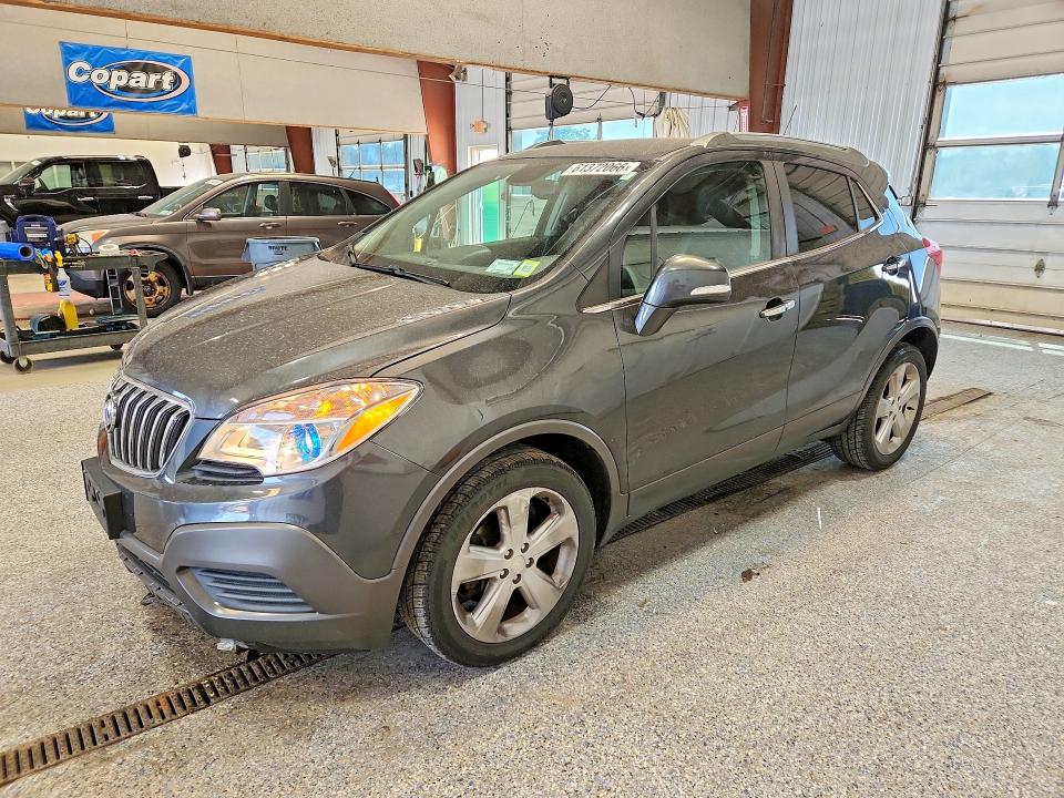 2016 Buick Encore VIN KL4CJASB2GB729012 COPART salvage auction — FRONT END, Ny - Mv-907A Salvage Certificate, sold $875 on 2026-07-27 (photo 1)