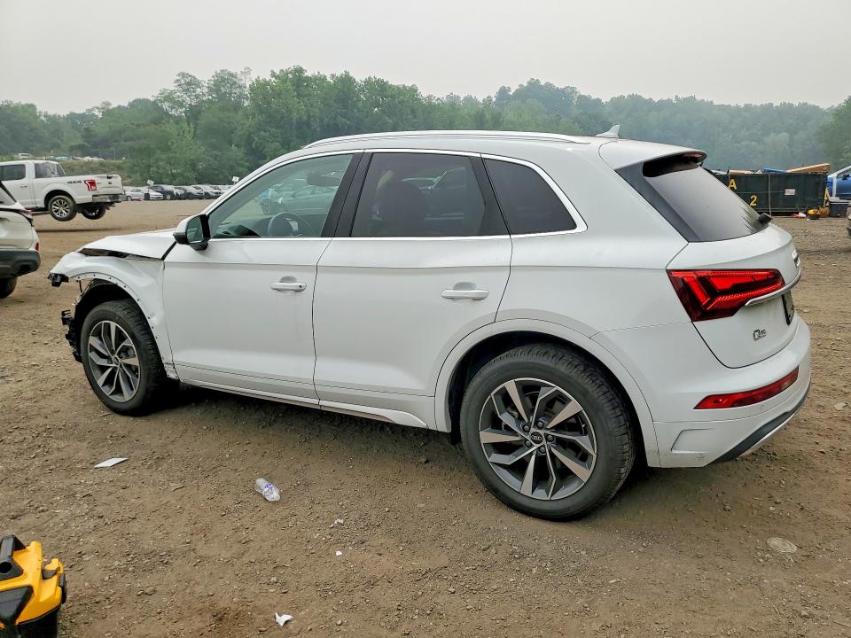 2021 Audi Q5 VIN WA1BAAFY5M2024677 COPART salvage auction — FRONT END, NY - MV-907A SALVAGE CERTIFICATE, sold $325 on 2026-07-23 (photo 2)