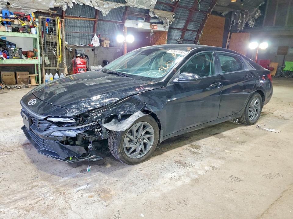 2025 Hyundai Elantra VIN KMHLM4DJ1SU161816 COPART salvage auction — FRONT END, Ny - Mv-907A Salvage Certificate, sold $4,100 on 2026-07-13 (photo 1)
