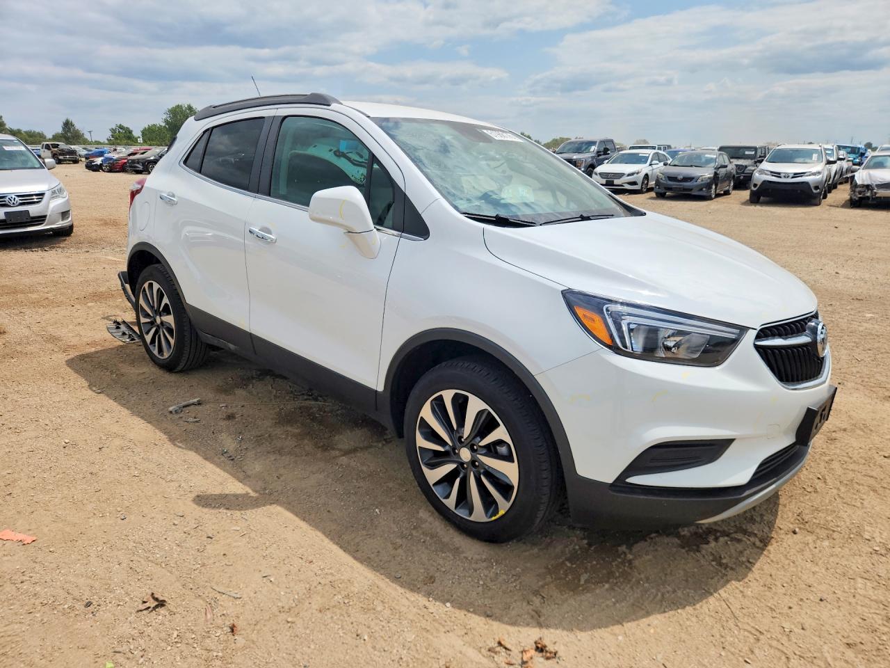 2021 Buick Encore VIN KL4CJASB4MB317833 COPART salvage auction — Hail, IL - SALVAGE CERTIFICATE, sold $3,850 on 2026-09-08 (photo 4)