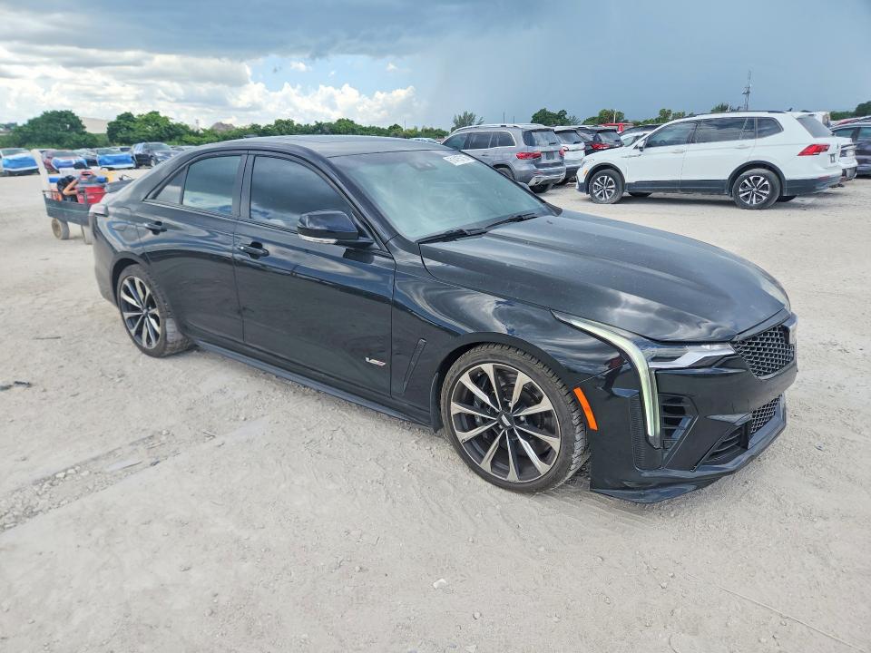 2022 Cadillac Ct4 VIN 1G6D75RP7N0411089 COPART salvage auction — VANDALISM, Fl - Certificate Of Title, sold $27,750 on 2026-08-18 (photo 4)