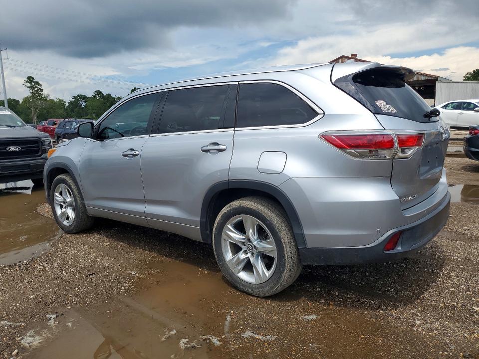 2016 Toyota Highlander VIN 5TDYKRFH3GS169161 COPART salvage auction — FRONT END, La - Cert Of Title-Salvage, sold $8,300 on 2026-07-07 (photo 2)