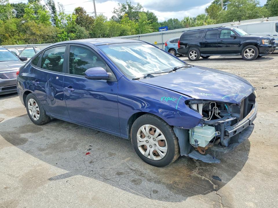 2010 Hyundai Elantra VIN KMHDU4AD1AU907862 COPART salvage auction — FRONT END, GA - CERT OF TITLE-SALVAGE (P), sold $825 on 2026-07-20 (photo 4)